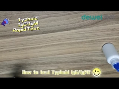 15 Minuten Typhus Schnelltest Kit Kot Serum Plasma Probe Salmonella Typhi Antigen Test