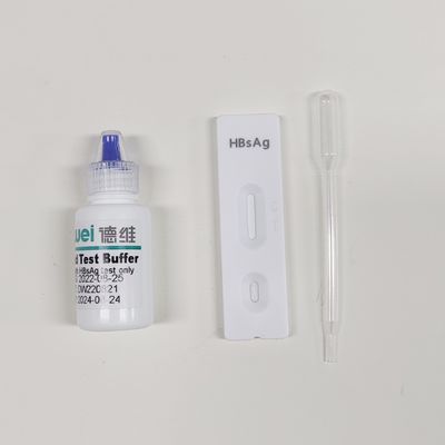 One Step Hepatitis B Surface Antigen HBsAg Colloidal Gold Rapid Test Srtip Cassette
