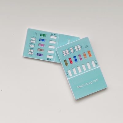 CE Multi-Drug Rapid Test Dipcard Panel Kit for COC AMP THC BZO OPI Urine One Step Test