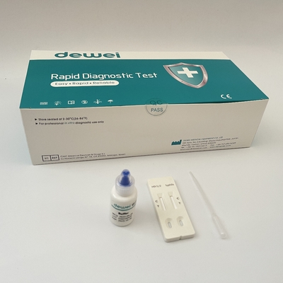 10 - 15mins Rapid Immunochromatographic HIV 1/2 Syphilis Combo Rapid Test Kit Antibodies