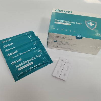 One Step Group A Strep A Rapid Test Kit Streptococci Antigen With Swab CE Early Detection