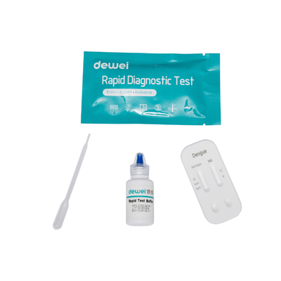 Dengue NS1 IgGIgM Combo Rapid Test Cassette 10 Mins Reading For Human