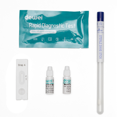 CE ISO Gonorrhea Rapid Test Kit Cassette Swab Cervical Type Test Time 10 Minutes