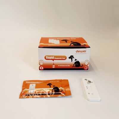 Canine Distemper Virus Antigen CDV AG Rapid Test Kit Result Reading Time 10-15 Mins