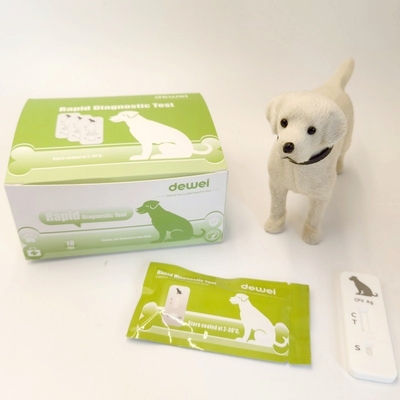 Canine Distemper Virus Antigen CDV AG Rapid Test Kit Result Reading Time 10-15 Mins