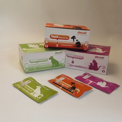 Pet Canine Distemper Virus Adenovirus-II & Influenza Virus Antigen Combo (CDV+CAV-II+CIV Ag) Rapid Diagnostic Kit
