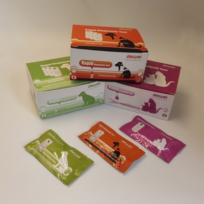 Pet Canine Distemper Virus Adenovirus-II & Influenza Virus Antigen Combo (CDV+CAV-II+CIV Ag) Rapid Diagnostic Kit