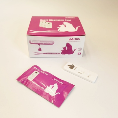 Pet Feline Leukemia Virus (FeLV) Antigen Rapid Test for Vet Canine Dog Cat