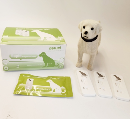 Pet Canine Distemper Virus Adenovirus-II & Influenza Virus Antigen Combo (CDV+CAV-II+CIV Ag) Rapid Diagnostic Kit