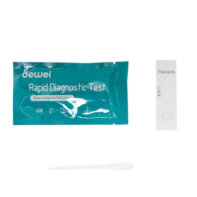 Filariasis IgM/IgG Rapid Test Kit CE Approved 5-10 Minutes Result Time 2 Years Shelf Life