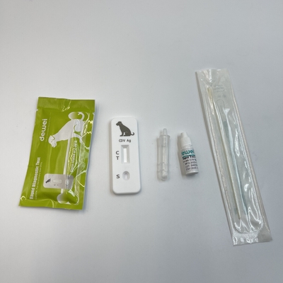 Pet Canine Distemper Virus Adenovirus-II & Influenza Virus Antigen Combo (CDV+CAV-II+CIV Ag) Rapid Diagnostic Kit