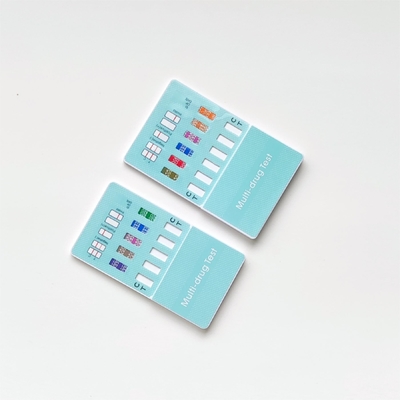 CE ISO Multi Drug Dipstick Panel Dipcard AMP MET THC OPI COC Urine Test