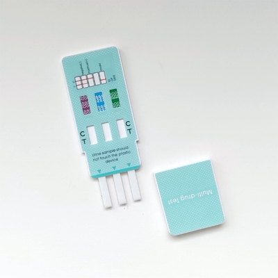 CE ISO Multi Drug Dipstick Panel Dipcard AMP MET THC OPI COC Urine Test