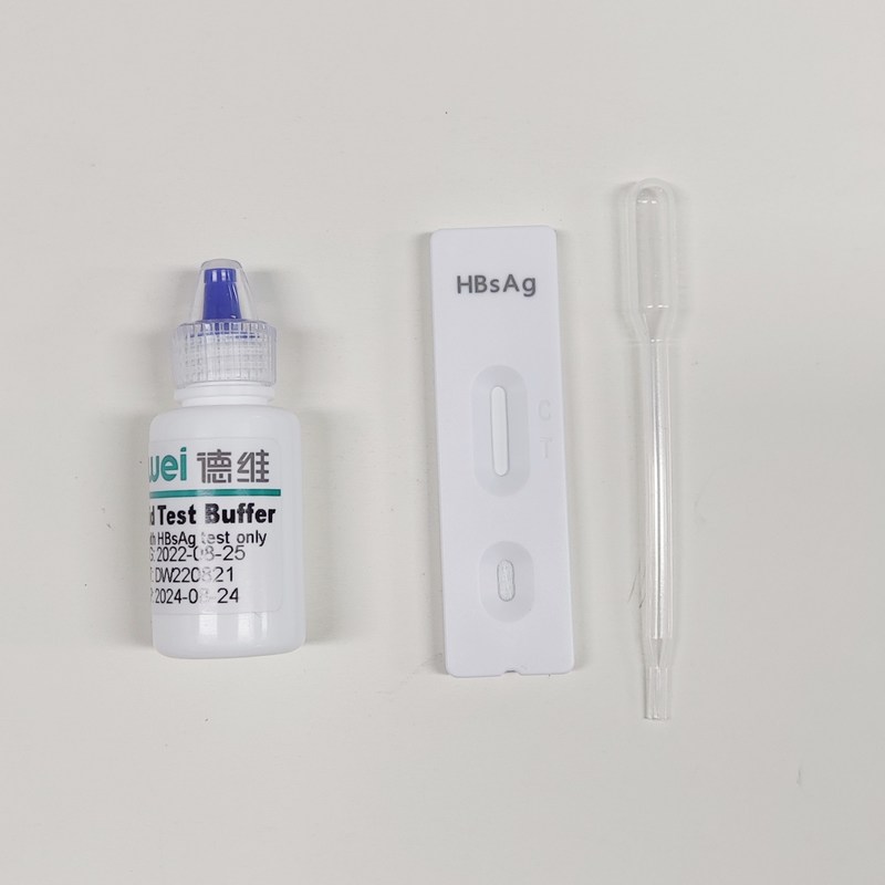 One Step Hepatitis B Surface Antigen HBsAg Colloidal Gold Rapid Test Srtip Cassette