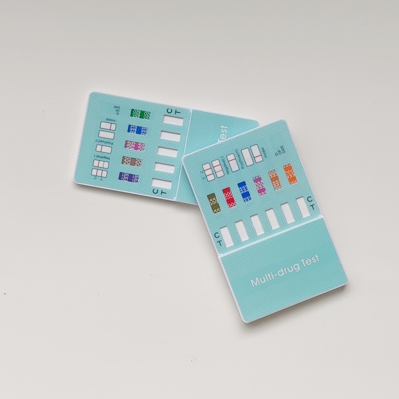 CE Multi-Drug Rapid Test Dipcard Panel Kit for COC AMP THC BZO OPI Urine One Step Test