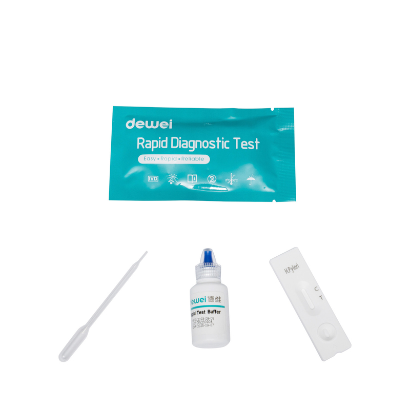 H.Pylori IgG Rapid Test Cassette 25 Tests / Kit For Serum Plasma Whole Blood