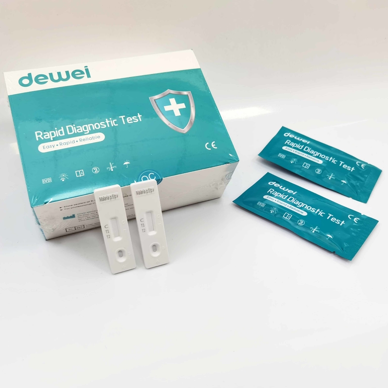 Malaria P.f/Pan Rapid Diagnostic Test Kit with Whole blood Sample